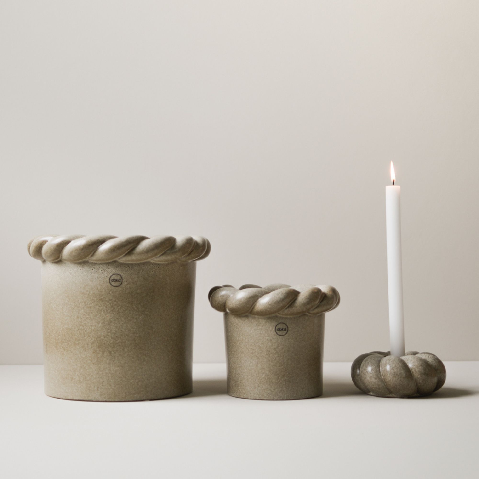 Topf Twine klein - Beige
